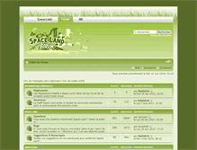 Tablet Screenshot of forum.space-land.fr